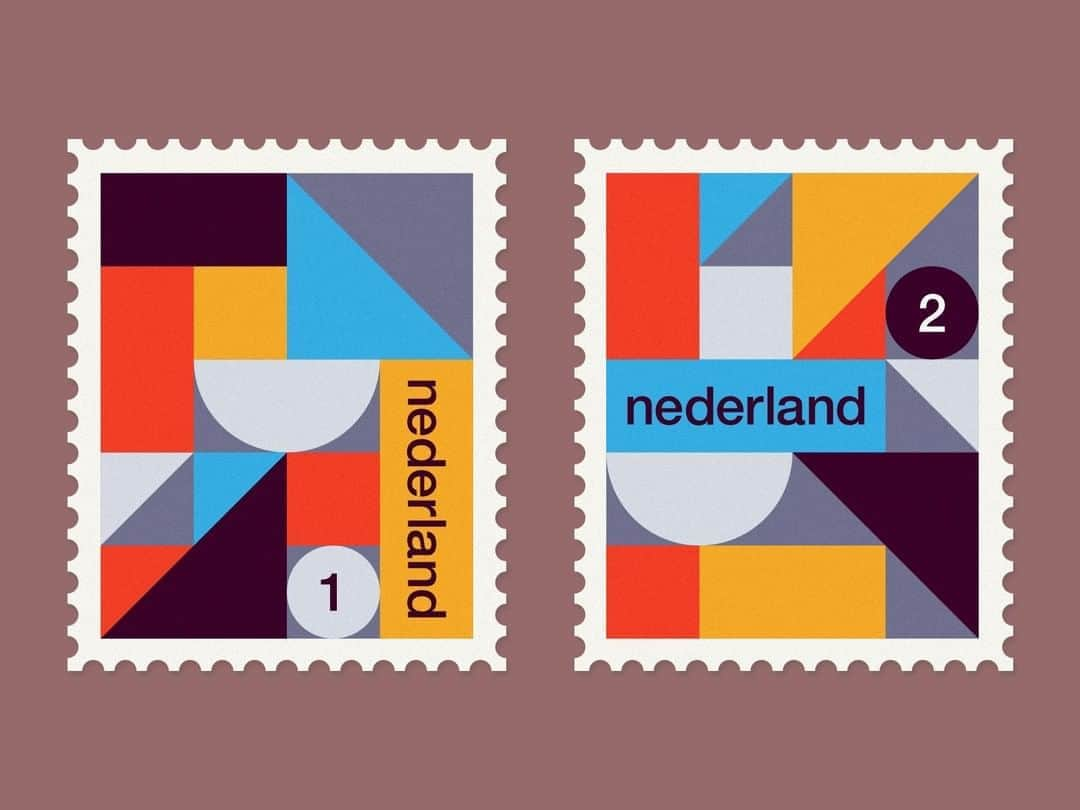 Dribbbleさんのインスタグラム写真 - (DribbbleInstagram)「Dutch Stamps serie 1 update by Rick Jordens ⠀ ⠀ #dribbble #design #stamps #Netherlands #graphicdesign」8月20日 15時17分 - dribbble