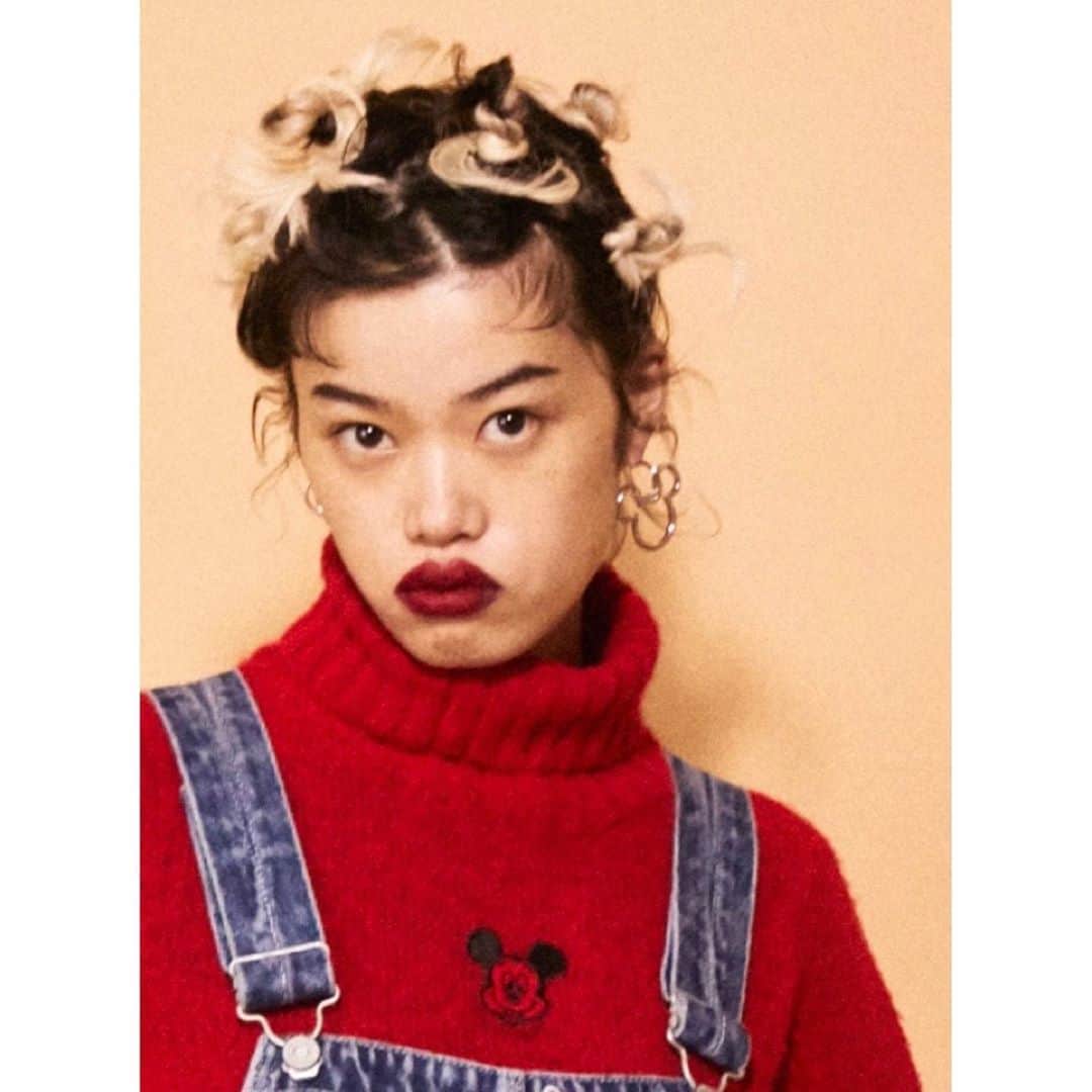 佐川理佳のインスタグラム：「Beni chan🍒 Disney SERIES CREATED by MOUSSY」