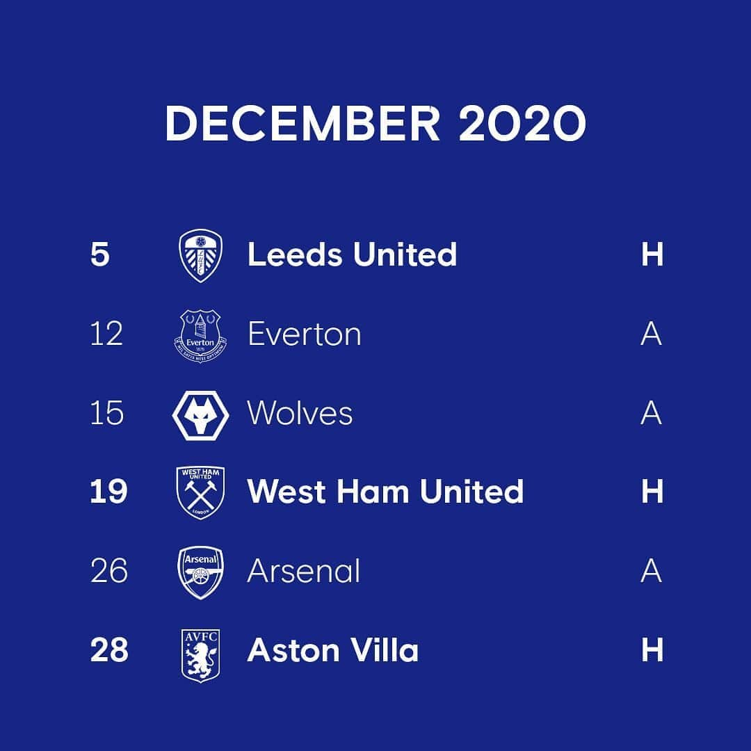 チェルシーFCさんのインスタグラム写真 - (チェルシーFCInstagram)「Our 2020/21 Premier League fixtures! 🤝 Thoughts? #PLfixtures #CFC #Chelsea」8月20日 17時27分 - chelseafc