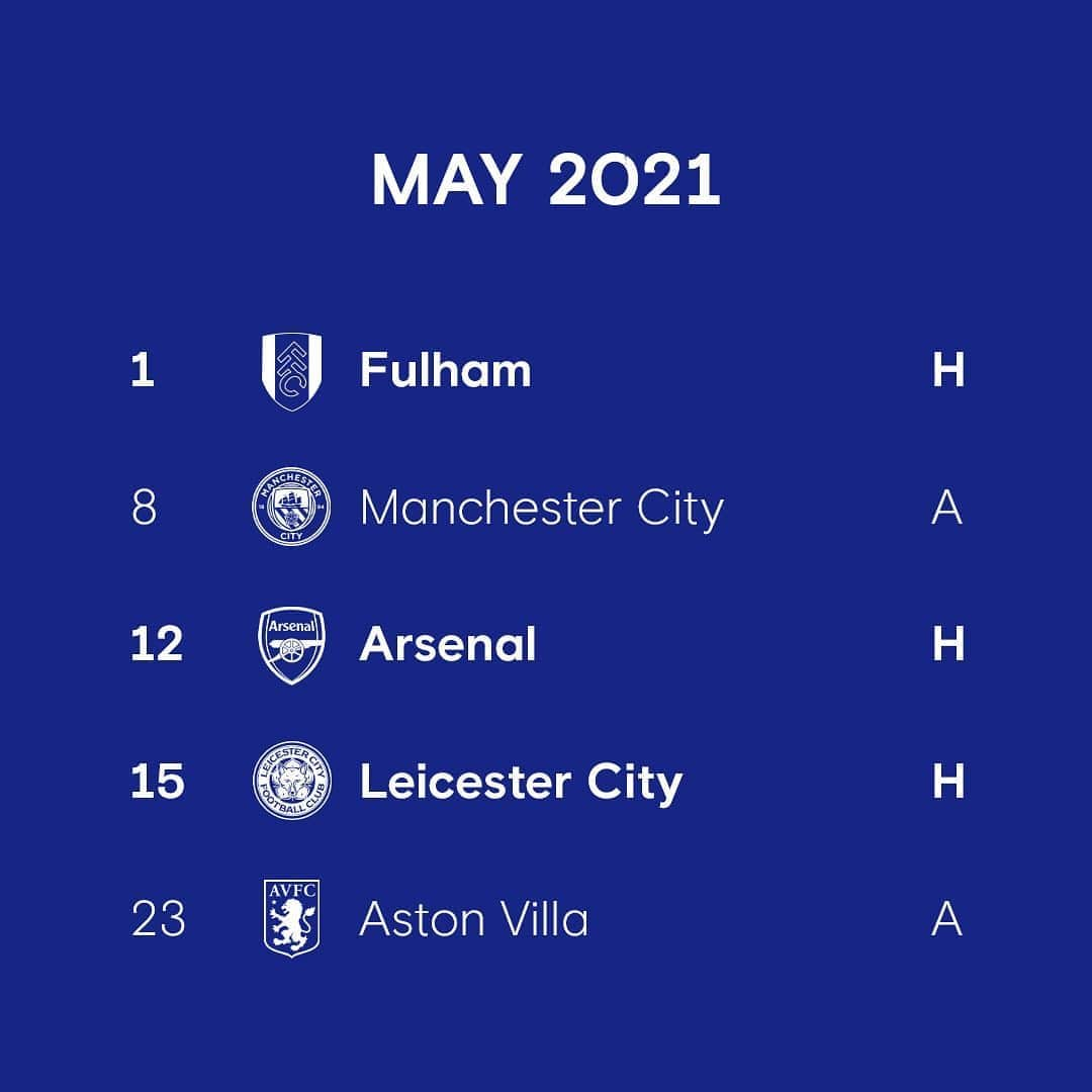 チェルシーFCさんのインスタグラム写真 - (チェルシーFCInstagram)「Our 2020/21 Premier League fixtures! 🤝 Thoughts? #PLfixtures #CFC #Chelsea」8月20日 17時27分 - chelseafc