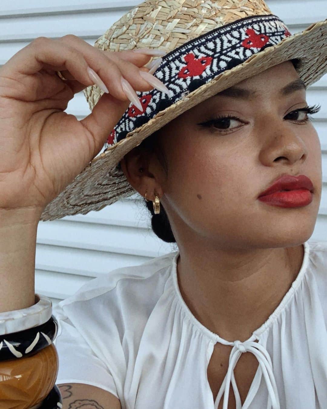 ティファニー・キャデラックさんのインスタグラム写真 - (ティファニー・キャデラックInstagram)「I don’t wear them as much as I should but I love hats! One of my favorite accessories👒」8月20日 17時57分 - fruitimami