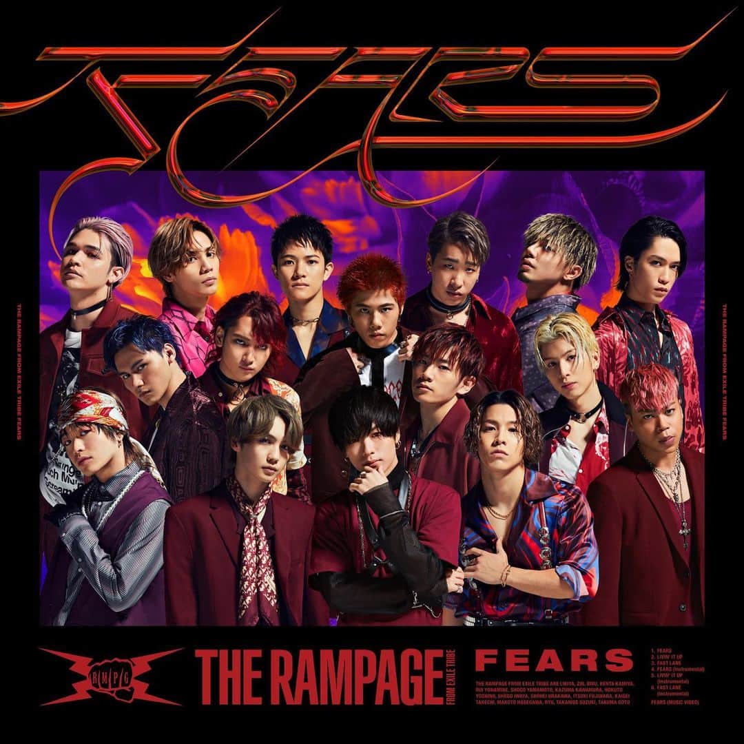 THE RAMPAGE from EXILE TRIBEさんのインスタグラム写真 - (THE RAMPAGE from EXILE TRIBEInstagram)「・ 2020/9/30 Release 12th single 『FEARS』 【CD+DVD】  #THERAMPAGE #FEARS」8月20日 18時08分 - the_rampage_official