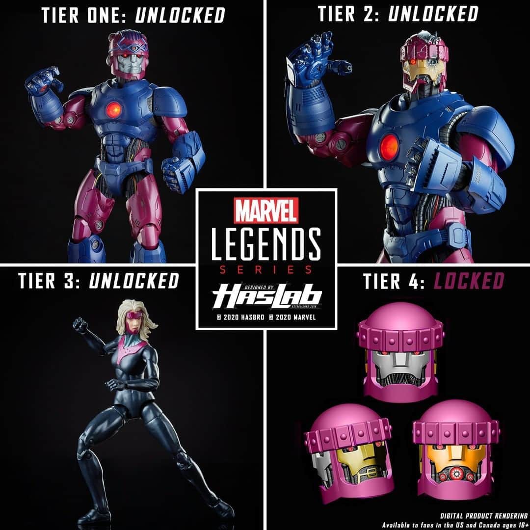 Marvel Entertainmentさんのインスタグラム写真 - (Marvel EntertainmentInstagram)「TARGET IDENTIFIED! The @hasbropulse X-Men Legends Marvel’s Sentinel HasLab campaign is in its final week. If they hit 16,000 backers to fully fund this 26.3-inch tall figure, it will unlock the Tri-Sentinel alternate head accessory! #MarvelLegends Fans, you have until August 24th, 2020 at 11:59pm ET: HasbroPulse.com  #ad #HasbroPulse #Hasbro #MarvelLegendsSeries」8月21日 5時00分 - marvel