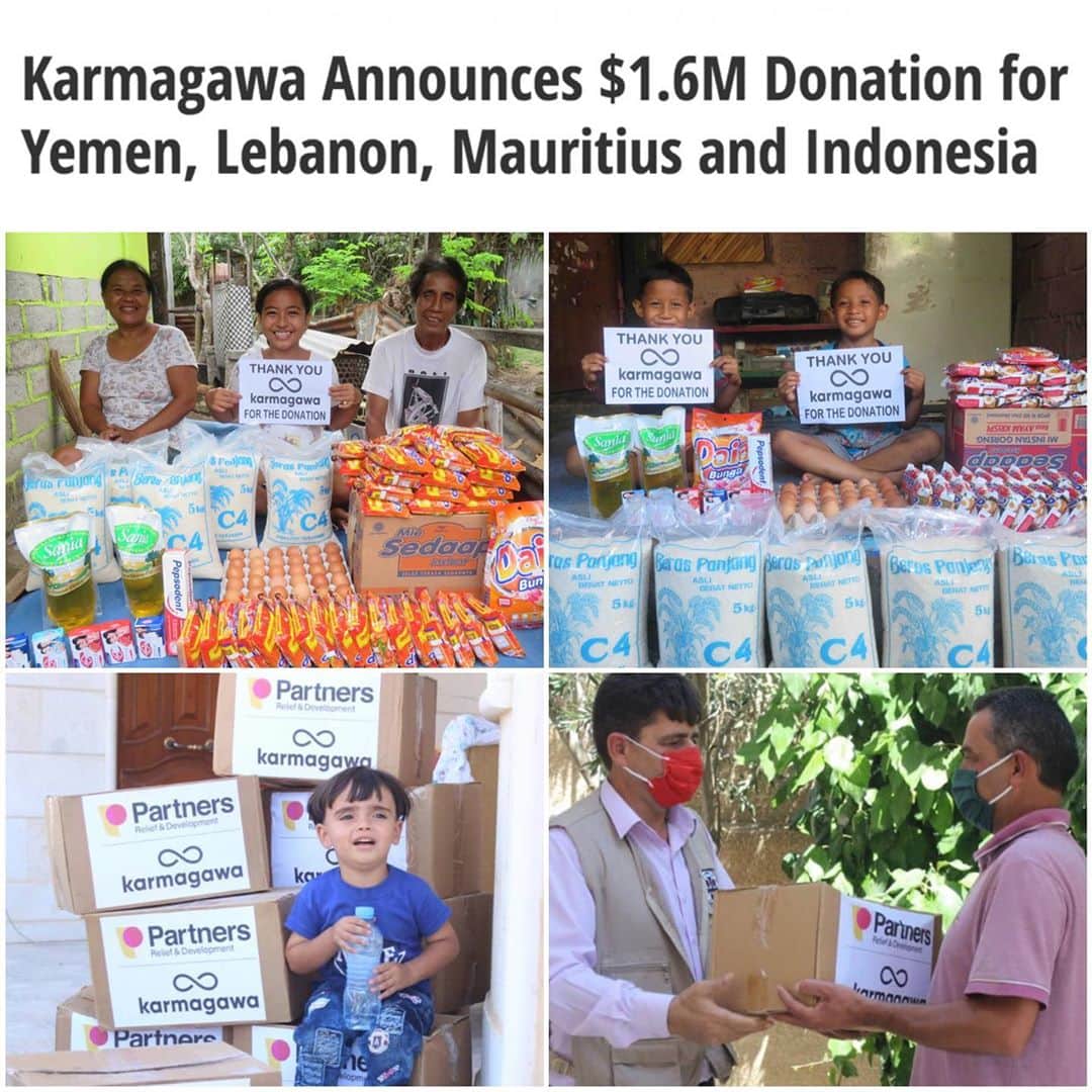 ティモシー・サイクスのインスタグラム：「Repost from @karmagawa We are proud to announce that we are donating $1,600,000 to help suffering children and families in Yemen, the victims, families and animals affected by the recent explosion in Beirut, Lebanon, to build schools, libraries and feed families that have been hit hard by the COVID pandemic in Bali, Indonesia and to help cleanup the oil spill in Mauritius and help their wildlife and natural habitat recover too! We previously announced a $1 million donation to Yemen, but now we’re donating $600,000 more and adding 3 more countries to our donation list thanks to both the incredible @karmagawa and @savethereef communities which supported three fundraisers in the past few weeks along with further proceeds from the sale of our charity merch designed by our cofounder @badboi & more trading profits donated by cofounder @timothysykes so this is TRULY a team effort to help several communities in need! See all the details in our highlights and stupor over to see photos/videos from some of the food parcels our local charity partners in Beirut & Bali have already begun distributing to several families, in total we’re donating this $1.6 million to 15 charities: @partnersrelief @balichildrensproject @savethechildren @monarelief @directrelief @unicef @four_paws_international @doctorswithourborders @wfpusa @wckitchen @ifawglobal @animalslebanon @savemauritiusreef @baitulmaal_usa @mauritianwildlife as each charity has teams on the ground in these countries so we’re excited to help as many people and animals as possible, thank you everyone for your support, we truly appreciate it! #teamwork #givingback #helpthoseinneed #karmagawa」
