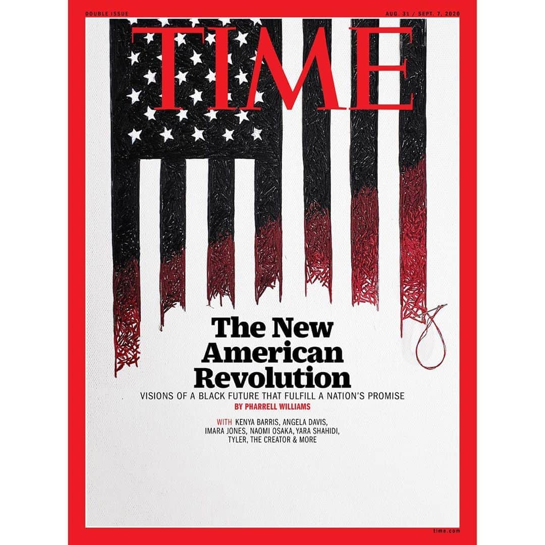 ファレル・ウィリアムスさんのインスタグラム写真 - (ファレル・ウィリアムスInstagram)「I couldn’t be more grateful to curate “The New American Revolution”—a special issue of @TIME Magazine that envisions a Black Future in an America where all people are actually created equal.  Link in bio.」8月20日 21時08分 - pharrell