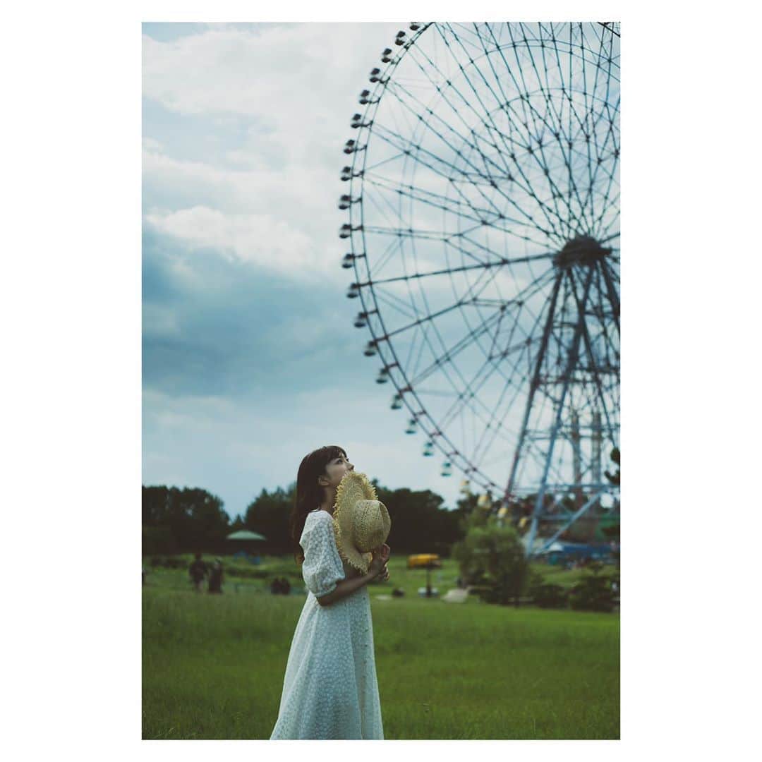 渥美友里恵のインスタグラム：「「🎡」﻿ ﻿ photo by @e_ribbon12_portrait  ﻿ #渥美友里恵」