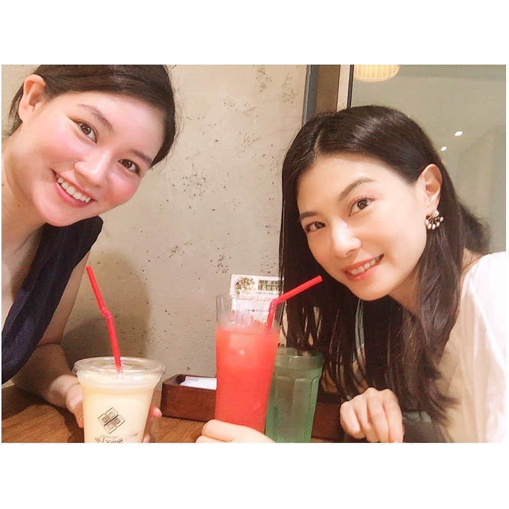七瀬遥さんのインスタグラム写真 - (七瀬遥Instagram)「久しぶりに会えたっ😊💖  #久しぶり#スイカジュース#美味しい#フルーツ#ヘルシー#girls#healthy#friend#happy#delicious#love#happiness#good#smile#japan」8月20日 21時15分 - haruka_mh