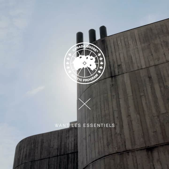 ウォントのインスタグラム：「A partnership of two leaders in Canadian design.  The limited-edition @canadagoose x WANT Les Essentiels collaboration launches tomorrow.  #wantlesessentiels #canadagoose」