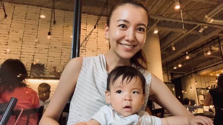 大出千尋のインスタグラム：「. 友人のBabyちゃんと、癒し時間💛」