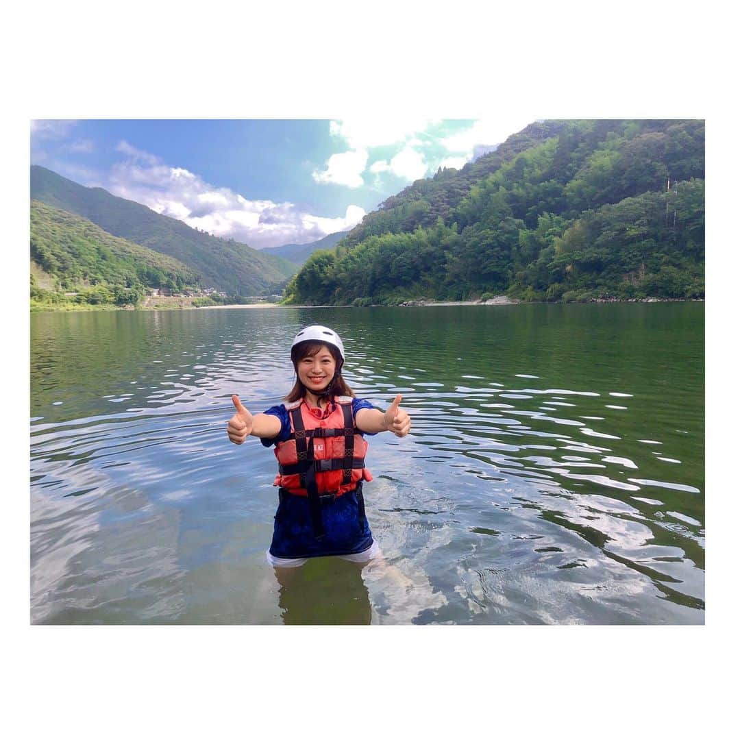 白戸ゆめのさんのインスタグラム写真 - (白戸ゆめのInstagram)「🌈 仁淀ブルー🚣‍♂️💙 . #高知 #仁淀川 #にこ淵 #沈下橋 #ラフティング #gotoキャンペーン」8月20日 22時30分 - yumeno.s_