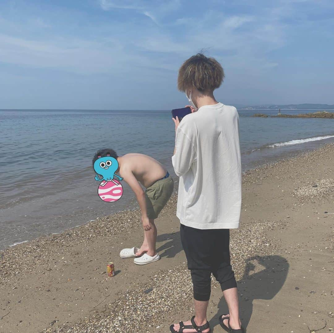 ぷりっつさんのインスタグラム写真 - (ぷりっつInstagram)「海で撮影したお🏝」8月20日 23時29分 - prepretz111