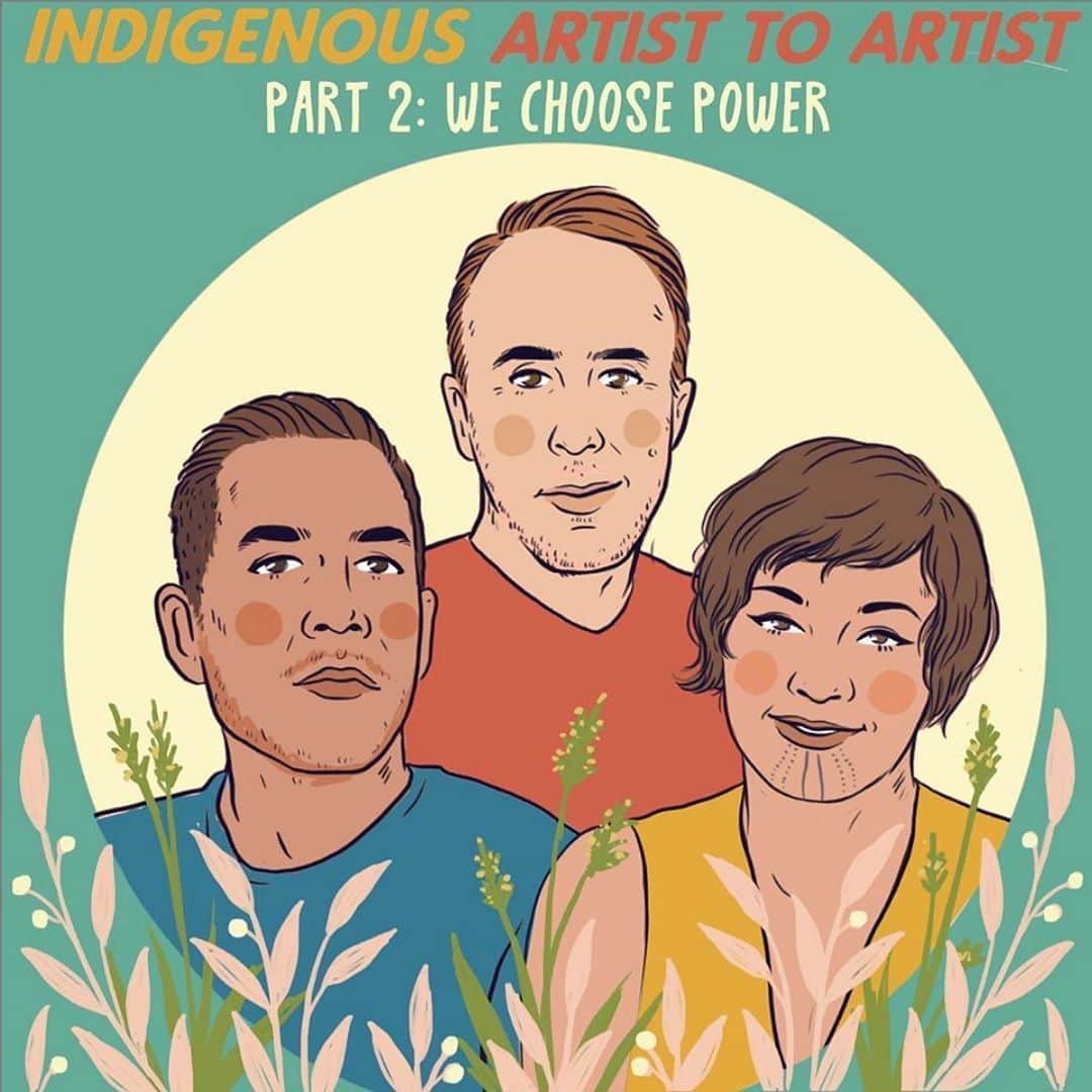 Grace Bonneyのインスタグラム：「Indigenous Artist To Artist, Part 2: We Choose Power 💪🏽💅🏽 We welcome you into this intimate laughy conversation with three awesome full time artists! 🌅 Photographer Ryan Redorn (Osage), painter Yatika Star Fields (Cherokee, Creek and Osage) and traditional tattoo artist Holly Nordlum (Inupiaq) join us for this second episode of Indigenous Artist to Artist as we discuss the importance of Indigenous people holding space in the art world, the difference between help and inherent power, while we dare to imagine an otherwise— how beautiful might our world be if Native people were at the helm? 🌺🌸🌼🌷🌹🌾  Follow and support the artists! Ryan Redcorn @redcorn: http://www.buffalonickelcreative.com/ Holly Nordlum @hollywouldif_shecould www.naniqdesign.com Yatika Fields @yatikafields www.yatikafields.com.  As always, thank you to Ciara Sana (@artbyciara) for her amazing episode art, and Teo Elisio (@teoelisio), for doing all the things. Thank you Max Levin for the music!!! Special thanks to Kristin Bolan (@kristincb) and Will Paisley (@willaverypaisley) for supporting All My Relations. ❤️❤️❤️❤️❤️❤️❤️❤️❤️❤️❤️ Listen to the episode: https://www.allmyrelationspodcast.com/podcast/episode/477d2f4d/indigenous-artist-to-artist-part-2-we-choose-power 🍃 Support our Patreon! https://www.patreon.com/allmyrelationspodcast 🍃 Support the show (https://www.paypal.me/amrpodcast)」