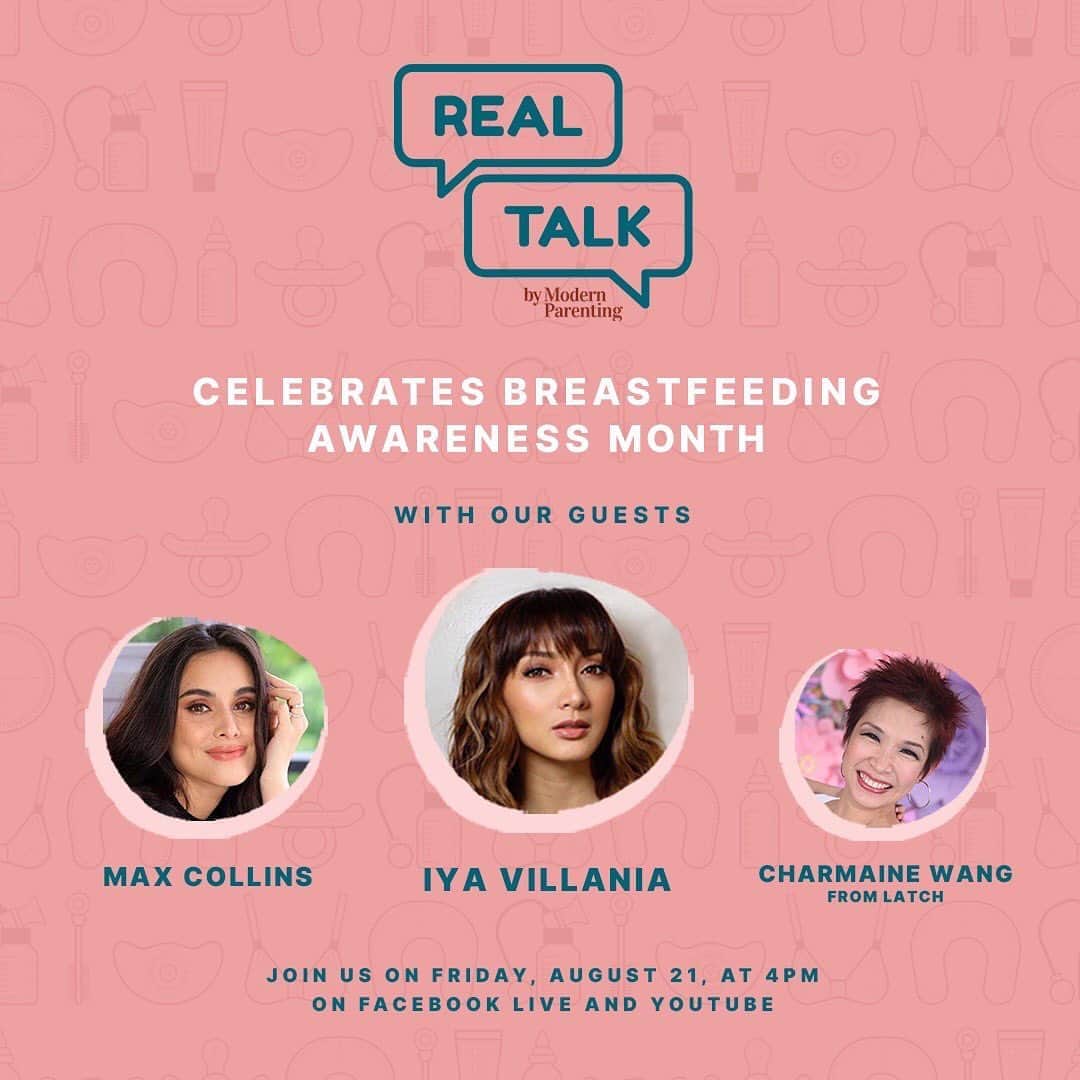 Iya Villaniaさんのインスタグラム写真 - (Iya VillaniaInstagram)「Join us as we talk about all things breastfeeding 😆 Tomorrow, Aug.21 at 4pm! 😆 @modernparentingph」8月20日 23時43分 - iyavillania