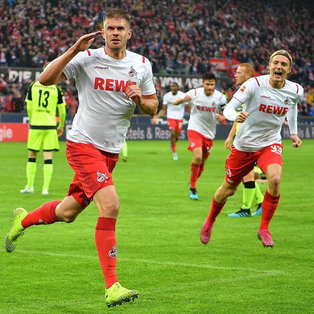 のインスタグラム：「Hallo Effzeh Fans, es war eine überragende Zeit mit vielen besonderen Momenten ⚽️  Derbytor in der 95. ✔️ Aufstieg 2019 ✔️ Klassenerhalt 2020 ✔️  Vielen Dank für Eure Unterstützung!!! 🙌  Ich wünsche der Mannschaft, dem Trainerteam und den Verantwortlichen viel Erfolg in der kommenden Saison und drücke die Daumen 💪」