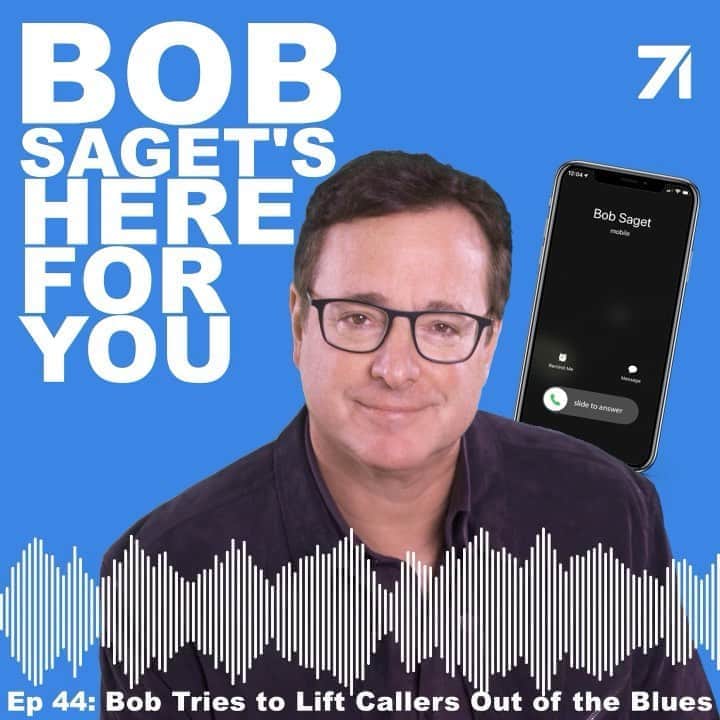 ボブ・サゲットのインスタグラム：「MY NEW PODCAST EPISODE IS UP TODAY, titled: “Bob Tries to Lift Callers Out of the Blues.” It’s where I get to call people who leave me messages and I try to cheer them up during these difficult times.  FOLLOW & LISTEN at—>  spoti.fi/3gkDltf  @spotifypodcasts @spotify   @spotifyuk @spotifyaunz @spotifybrasil @spotifymx @spotifynl @spotifysweden @spotifyspain @spotifyitaly @spotifypoland @spotifyrussia @spotifyjp @spotifyasia @spotifysa @spotifycanada @spotifyde @spotifyarabia @spotifyindia @spotifylatam @spotifyfrance @studio71us @studio71uk @studio71official @studio71fr @studio71it  #podcast #podcasts #comedypodcast」