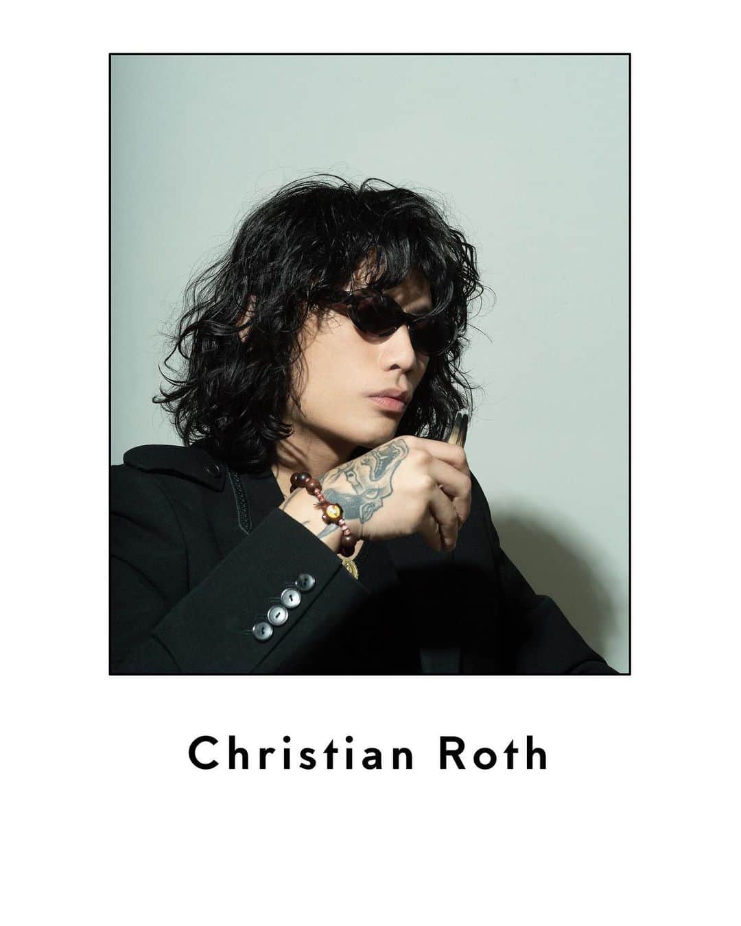 クリスチャンロスのインスタグラム：「Meet Kai, the Vietnamese born designer lives for the night. He has been wearing vintage before you even knew what the word vintage ment. Never flashy but always a stand out, Kai wears Christian Roth Round-Wav」