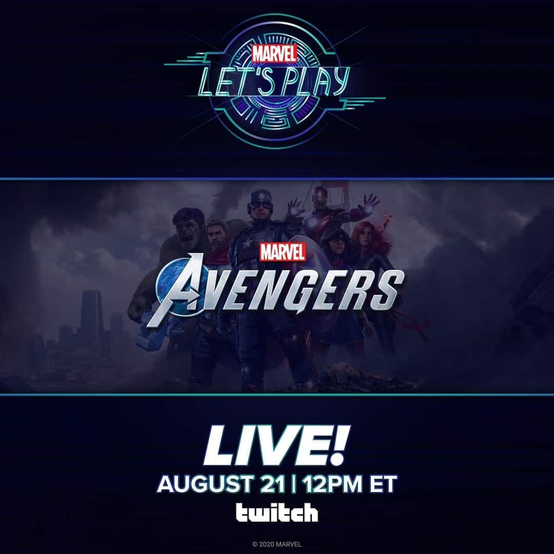 Marvel Entertainmentさんのインスタグラム写真 - (Marvel EntertainmentInstagram)「Embrace Your Powers. We're playing "Marvel's Avengers" on Twitch! Join us tomorrow at 12PM ET: Twitch.TV/Marvel #Reassemble」8月21日 5時45分 - marvel