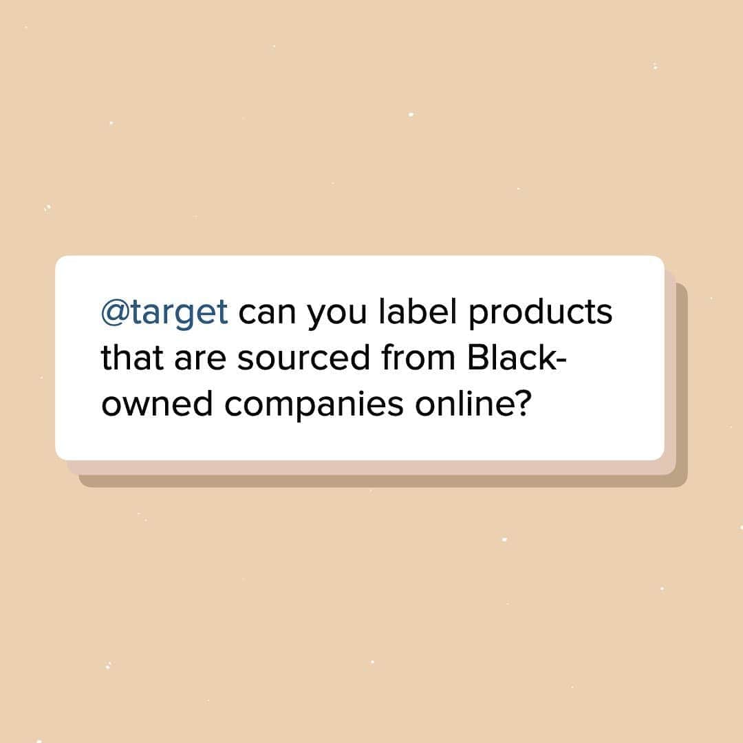 Target Styleのインスタグラム：「*NEW* on Target.com! An icon to help you identify and support Black-Owned or -Founded brands. 🙌🏾」