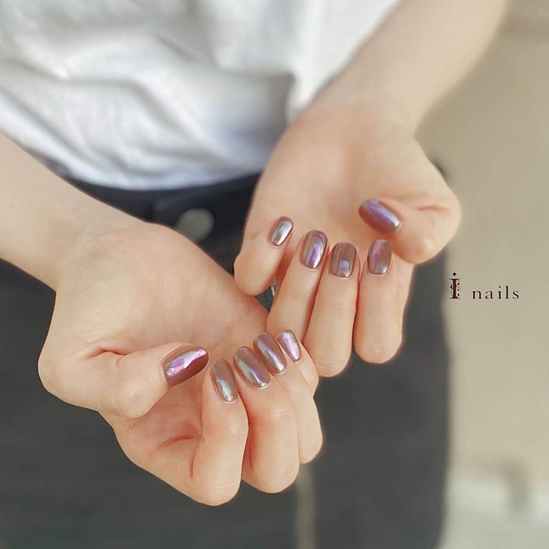 MIKI OKAMOTOさんのインスタグラム写真 - (MIKI OKAMOTOInstagram)「mix mirror 𓌈˒˒」8月21日 9時57分 - __.nail.mk