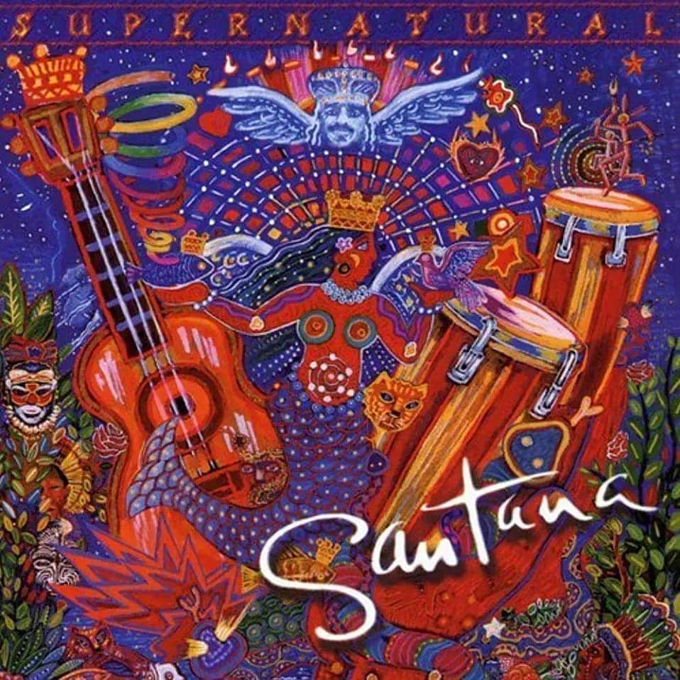 のインスタグラム：「今日の一曲はSantana featuring Rob Thomasで『Smooth』です✨ アルバム「Supernatural」に収録。 サンタナ、1999年のヒット曲✨ ヴォーカルはロブ・トーマス✨ 非常にポップな良い曲ですが、どんなジャンルの曲でもカルロス・サンタナのギターが入ると“サンタナ”の音楽になってしまうのは凄いですね👍 (№351) #歌舞伎 #中村松江 #santana #robthomas #smooth #supernatural」