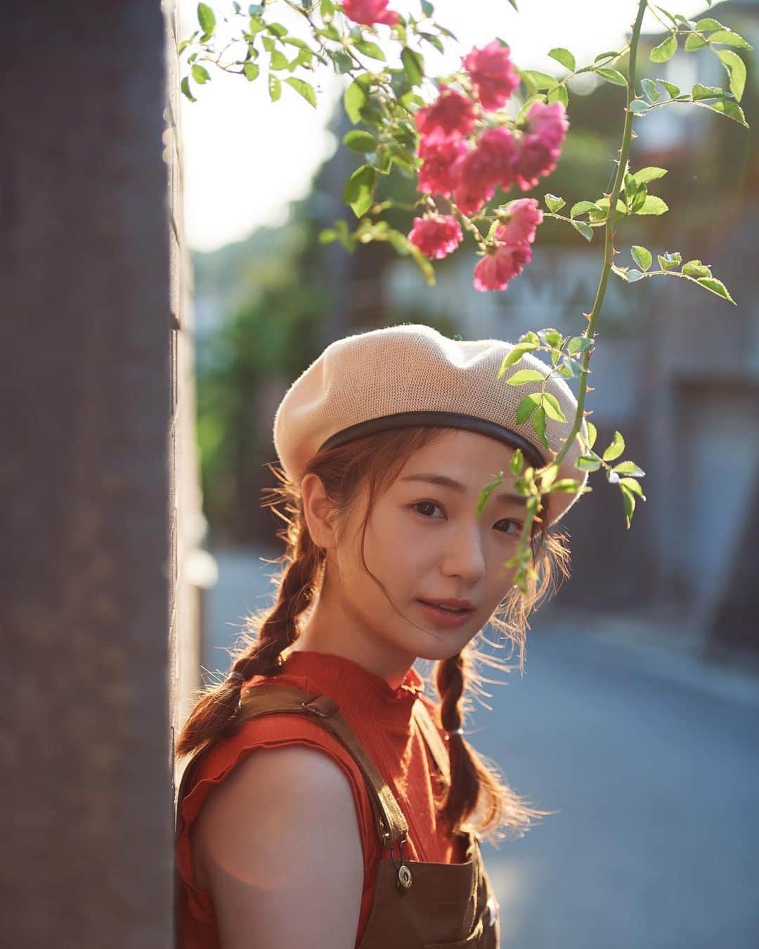 長谷川かすみのインスタグラム：「Twitterのプロフ画にした写真🐥  thanksଘ(੭´ ꒫`)੭̸* @hideaki.ichikawa25  @hitomi.enta_makeup」