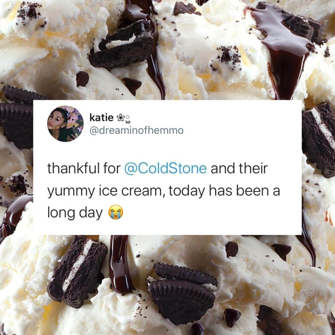 コールド・ストーン・クリーマリーのインスタグラム：「We got you... today and always 🥰」