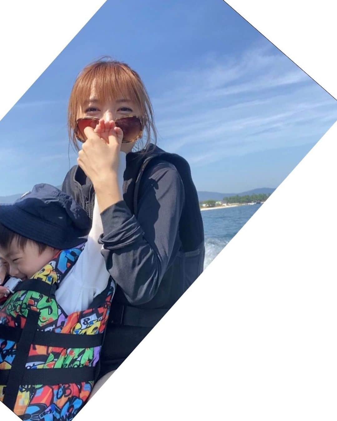 田中涼子のインスタグラム：「息子初のジェットスキー⭐︎﻿ よかったハマってくれた♪﻿ ﻿ 人が少ないところ探して﻿ たくさん遊んだ夏休み﻿ 満足してもらえたかなー⭐︎ ﻿ ﻿ #ジェットスキー﻿ #バーベキュー﻿ #琵琶湖」