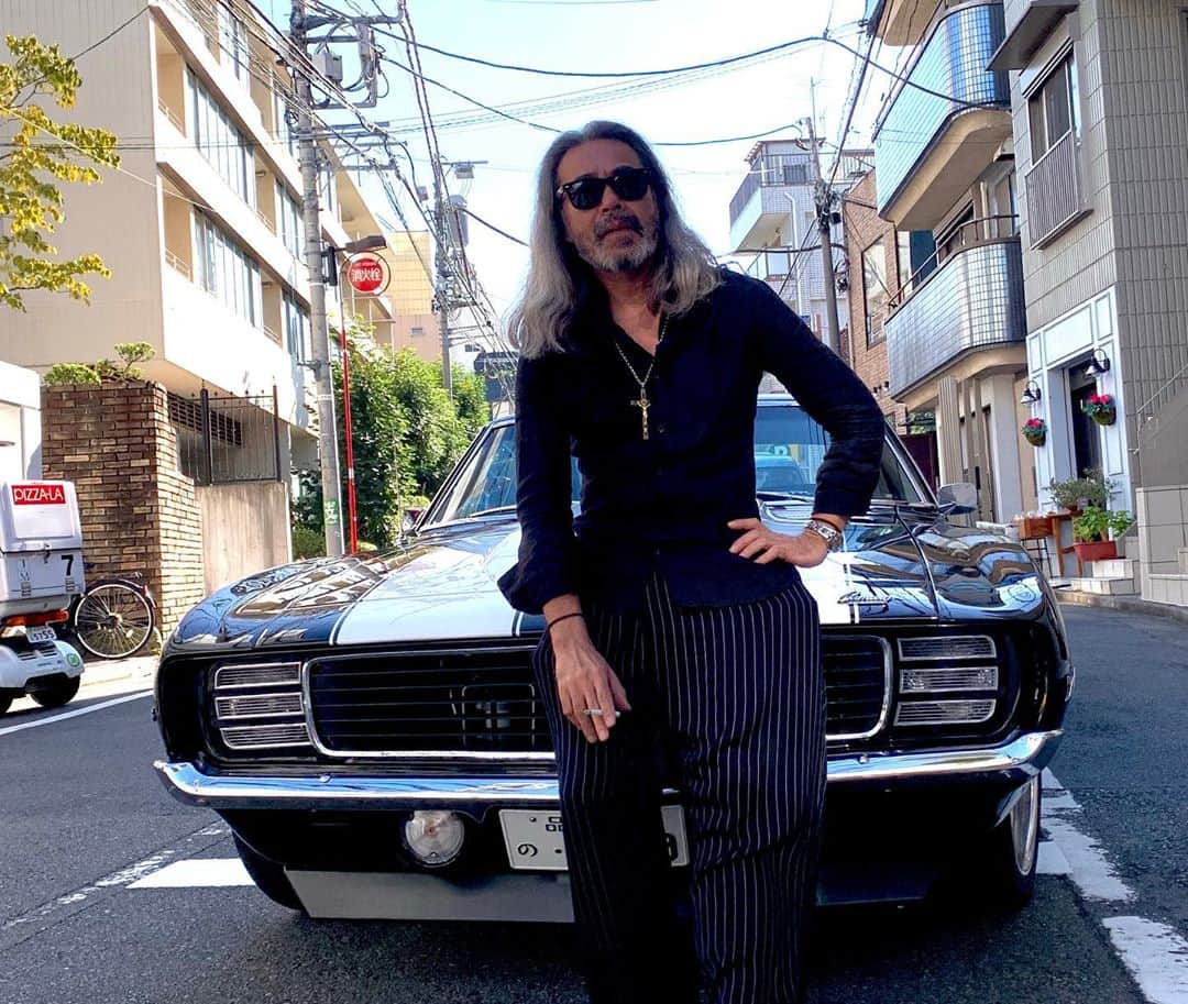 杉原勇武のインスタグラム：「今日も暑いけどカマロで一走り❗️ #camaro  #camaroz28」