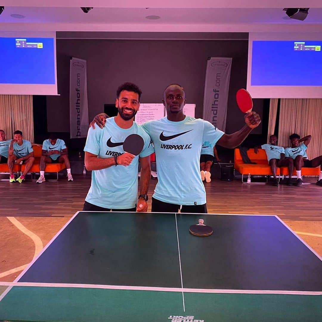 リヴァプールFCさんのインスタグラム写真 - (リヴァプールFCInstagram)「Table tennis champions 🏓 🏆 🤩 #LFCPreSeason #LFC #LiverpoolFC」8月21日 16時46分 - liverpoolfc