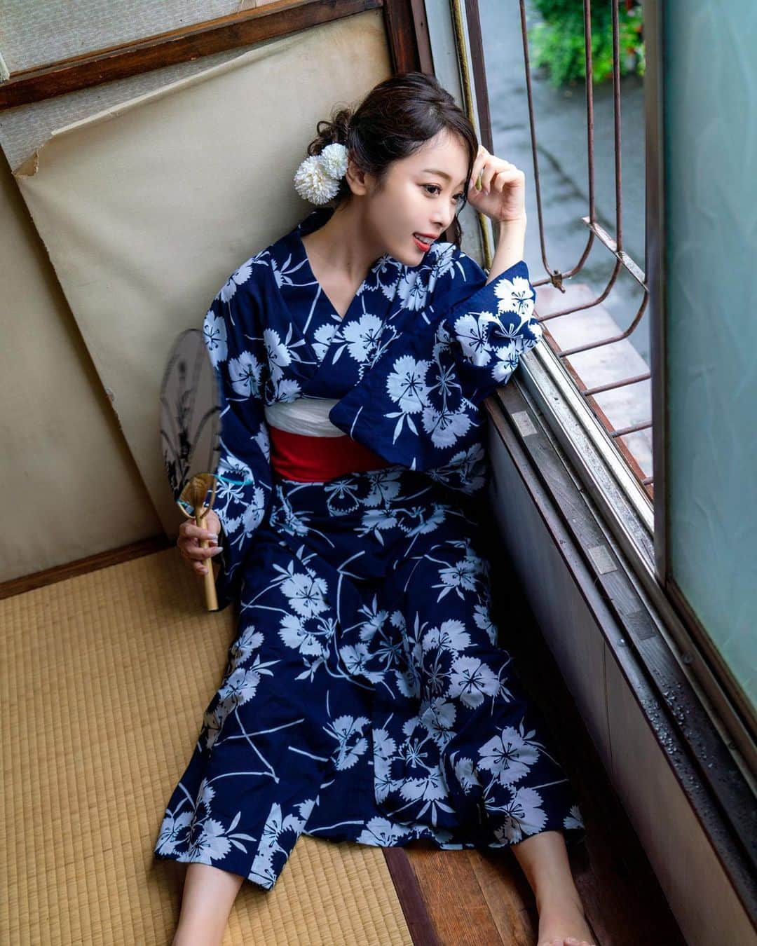 白石ゆうかのインスタグラム：「🎐  #ポートレート #portrait #写真好きな人と繋がりたい #写真撮ってる人と繋がりたい #ファインダー越しの私の世界 #model #撮影 #pic #picture #picoftheday #ポートレートしま専科 #写真 #love #like #東京カメラ部 #ポートレート女子 #follow #followme #instagood #ig_japan #photoofthday #photography #japan #japanese #photo #summer #浴衣 #夏 #yukata #kimono」