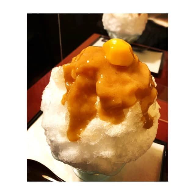 長沢美月さんのインスタグラム写真 - (長沢美月Instagram)「この間食べたかき氷。 最高に美味しかった〜🍧 栗🌰最高〜🥰✨ #かき氷 #栗 #栗のかき氷 #芋栗南瓜 #夏 #ブログ更新しました」8月21日 18時33分 - _mizuki_0212