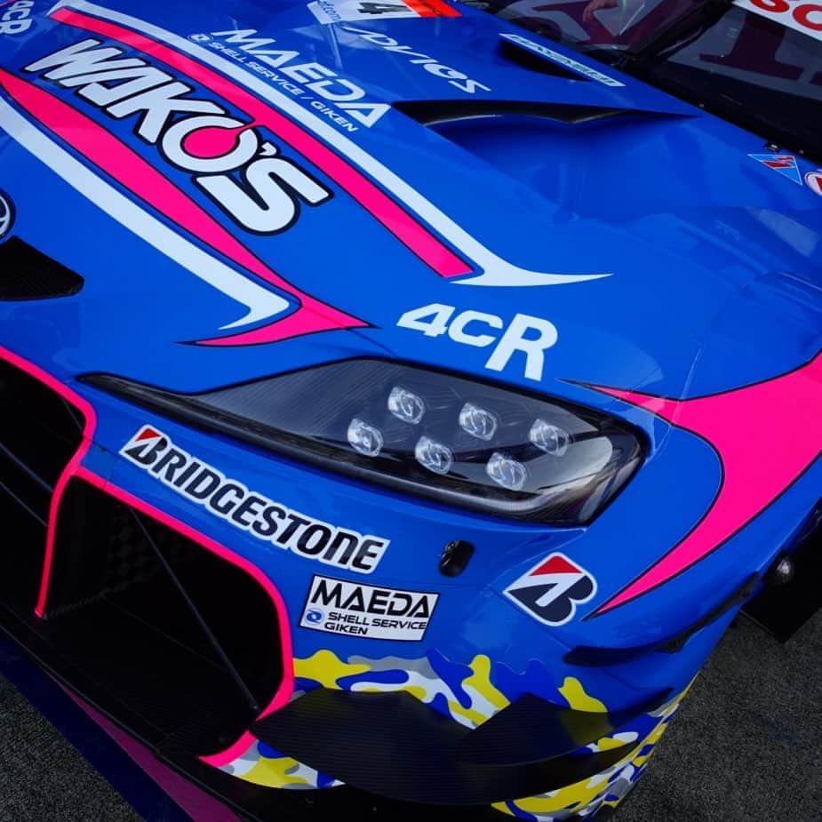 大嶋和也のインスタグラム：「鈴鹿での戦闘力はどうでしょう^ ^ #supergt #tgrteamwakosrookie  #gr #supra」