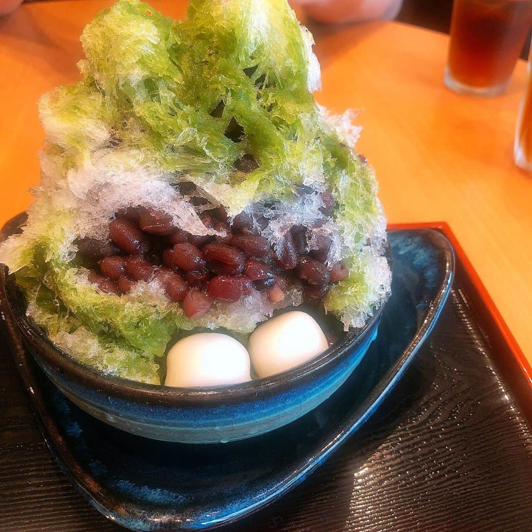 深瀬智聖さんのインスタグラム写真 - (深瀬智聖Instagram)「あとぅいなとぅ🍧堪能できました😀  #かき氷 #宇治金時  #宇治金時かき氷  #唐人町商店街  #加美家」8月21日 19時04分 - chiseifukase