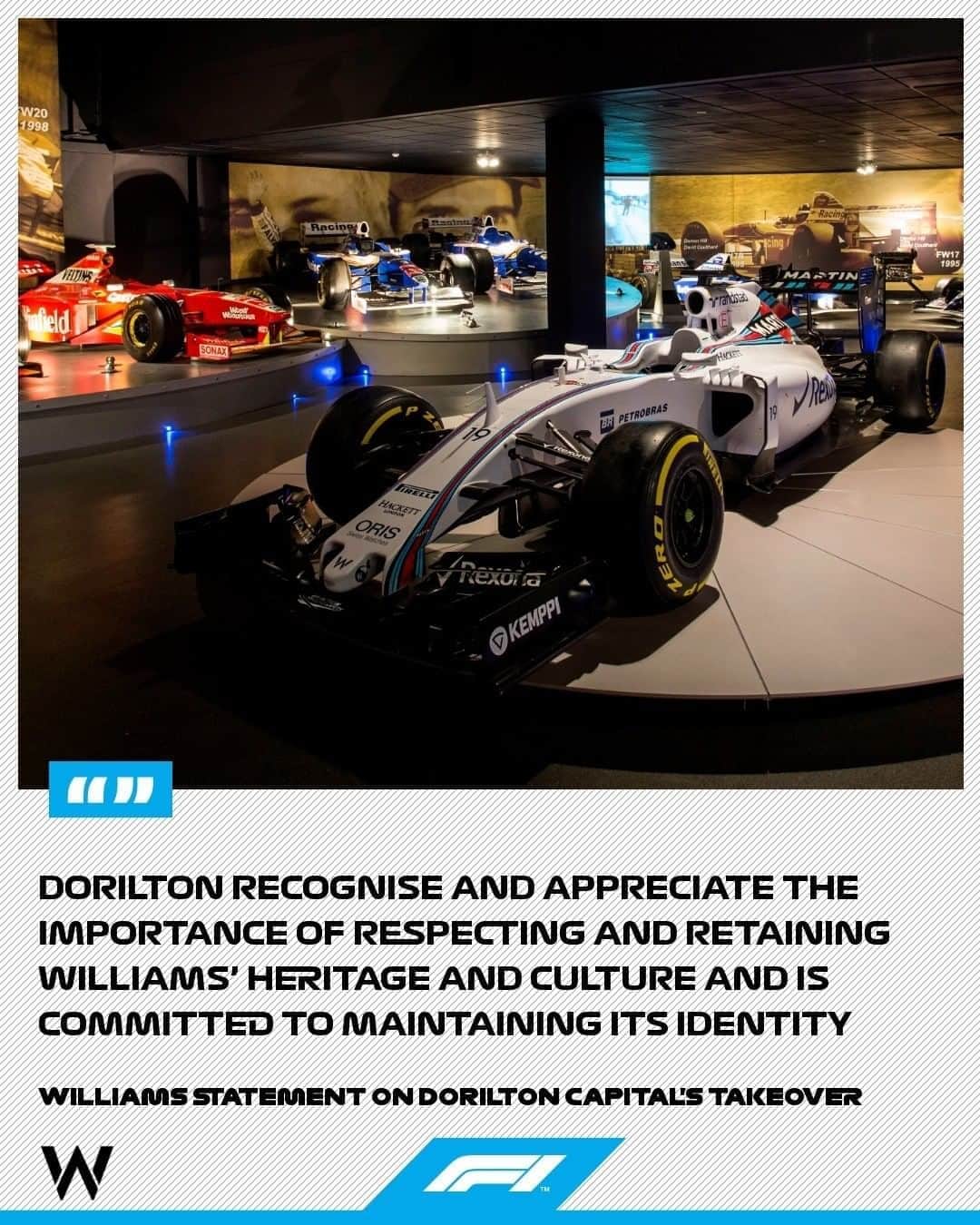 F1さんのインスタグラム写真 - (F1Instagram)「Williams are here to stay 🙌⁣ ⁣ The team have been acquired by investment firm Dorilton Capital with assurances the brand will remain the same 🤝⁣ ⁣ #F1 #Formula1 #Motorsport #Williams @williamsracing」8月21日 19時17分 - f1