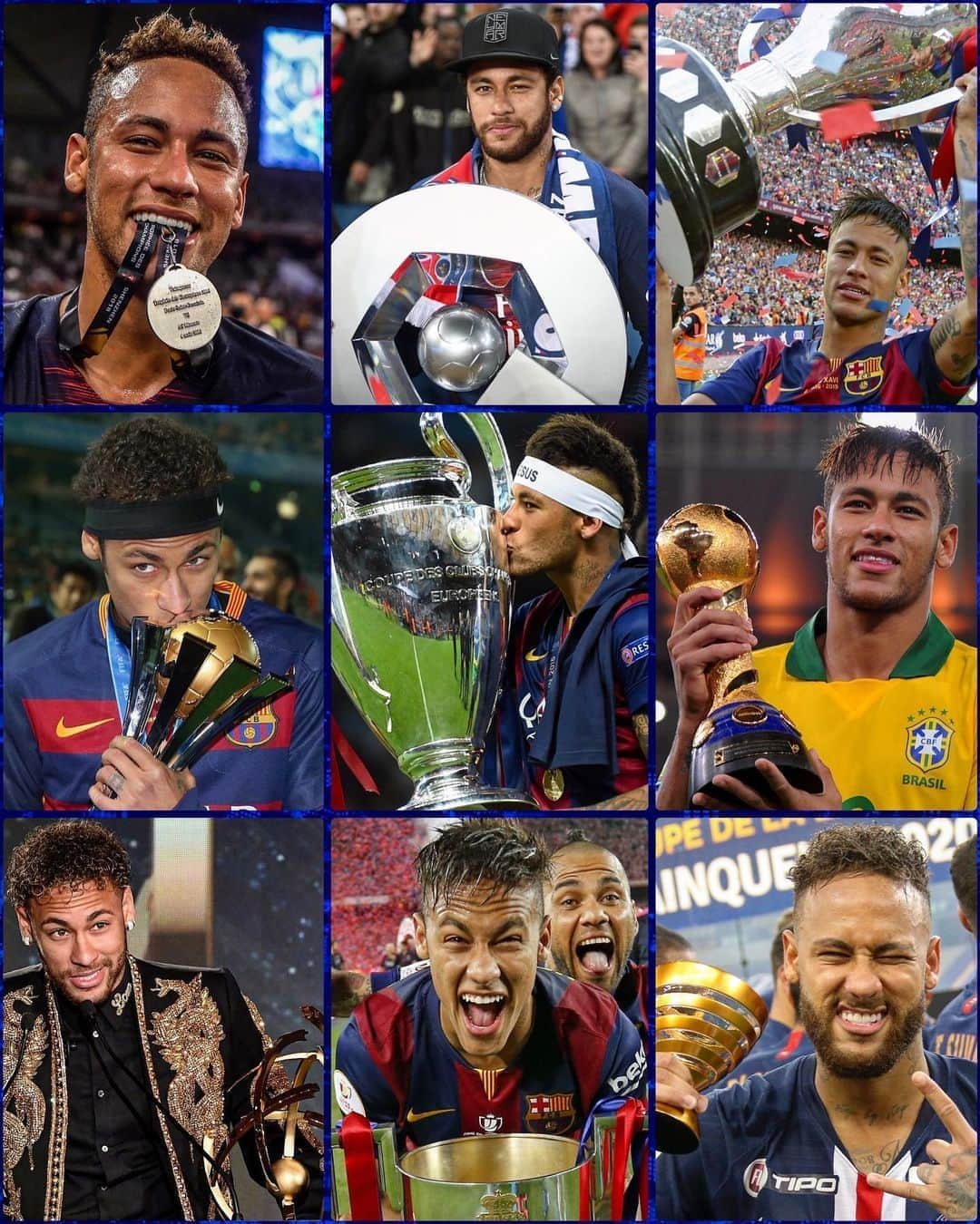 UEFAチャンピオンズリーグさんのインスタグラム写真 - (UEFAチャンピオンズリーグInstagram)「🏆 A career laden with trophies. Will Neymar add to his collection on Sunday? 🤔   #UCLfinal」8月21日 19時19分 - championsleague