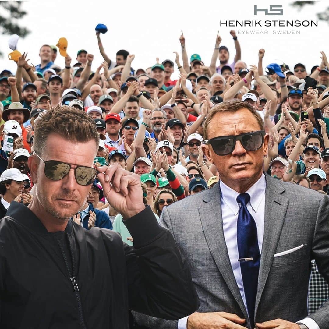 ヘンリク・ステンソンのインスタグラム：「The name's Stenson, Henrik Stenson...007 under par😎  @henrikstensoneyewear」