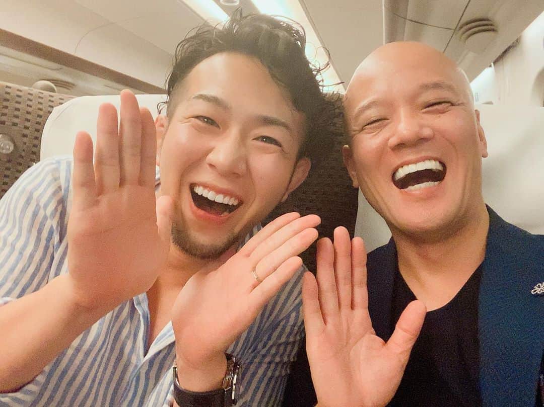 のインスタグラム：「なんと‼️偶然イチローと新幹線が同じ‼️こんな偶然あるんだねー❤️」