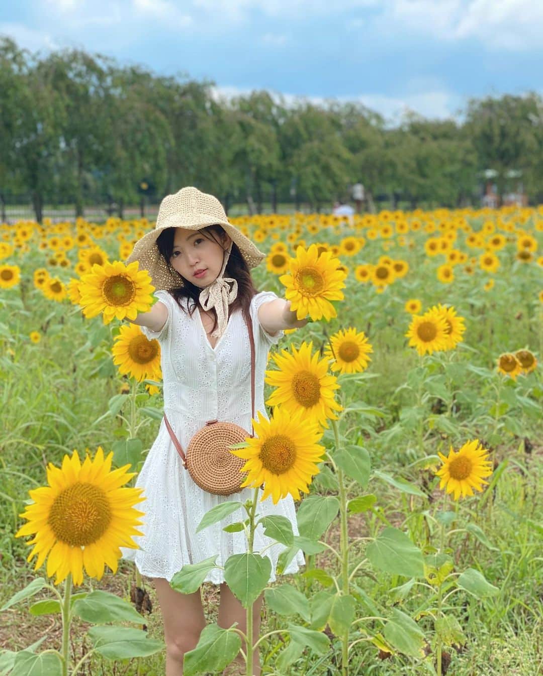 めいさんのインスタグラム写真 - (めいInstagram)「- - 花言葉は　 「憧れ」 - - - - #日本#sunflower#被写体モデル#人像寫真#portrait#사진#被写体#写真#portraitfestival#カメラ#ポートレート #portraitmood#beauty#japan#photo_jpn#photography#섹시#photo#人像攝影#フォロー#撮影#model#カメラ女子#ひまわり#向日葵#follow#portraitsedition#人像#shooting  我喜歡太陽花 居然可以圍住太陽轉 是一種滿滿正能量的花朵」8月21日 20時20分 - meitienlin1125
