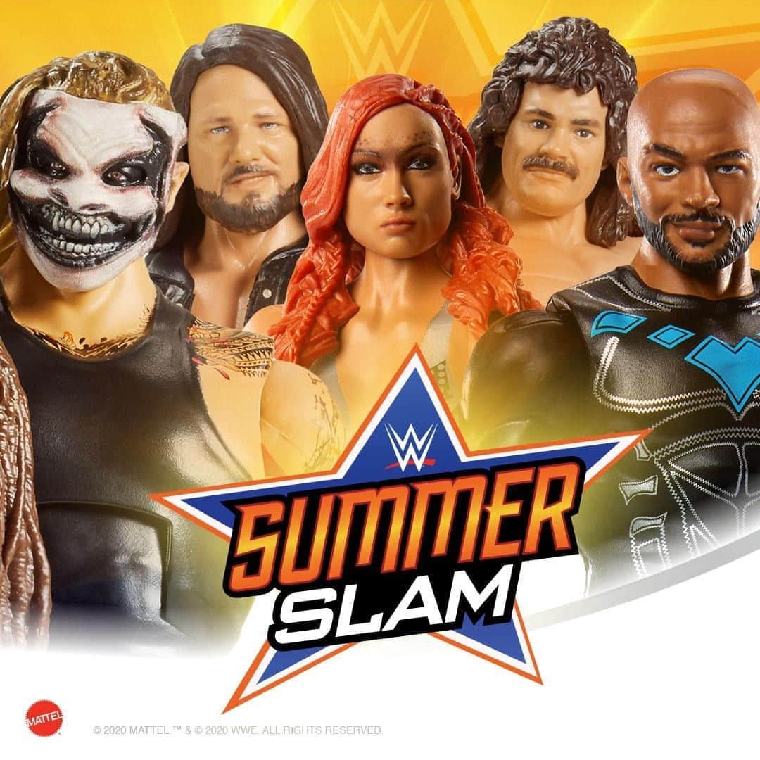 Mattelさんのインスタグラム写真 - (MattelInstagram)「Catch the wave of action at #SummerSlam! Gather your #WWE action figures and beat the heat with your favorite Superstars. #WWEEliteSquad」8月22日 2時24分 - mattel