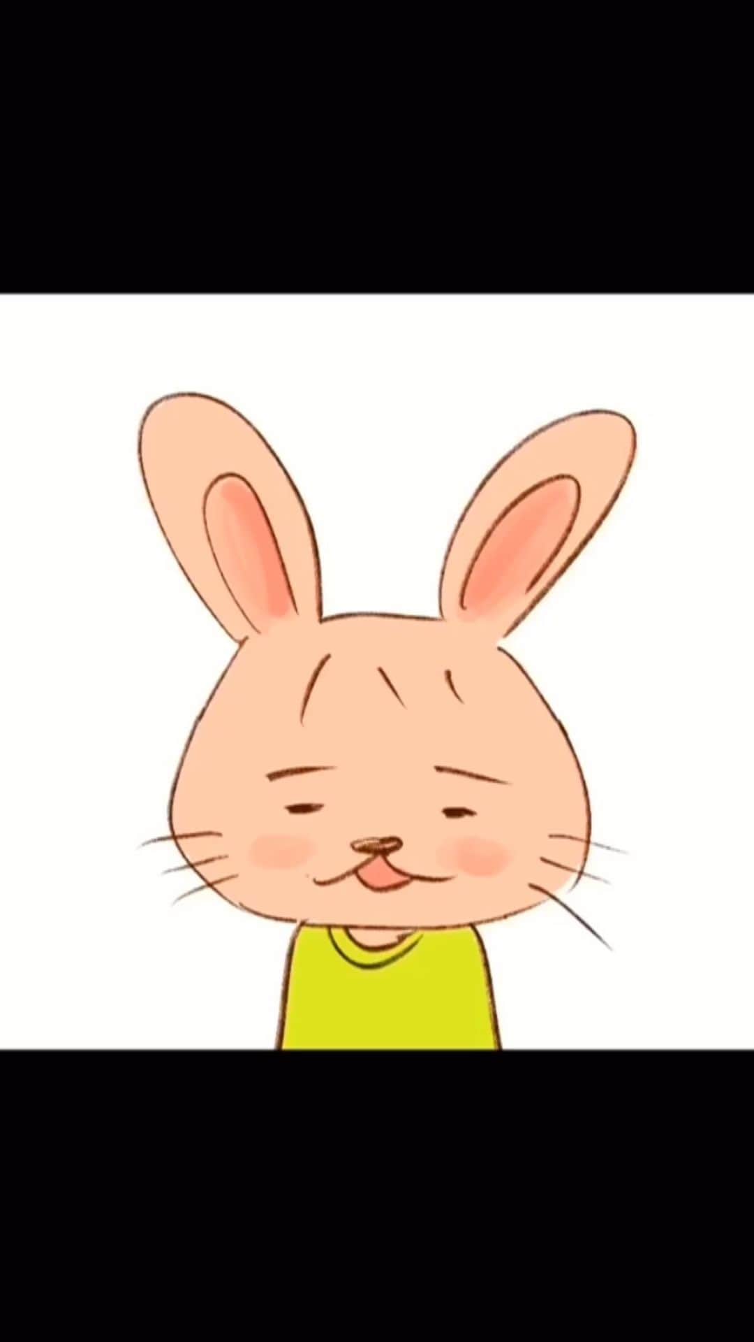 のインスタグラム：「🐰」
