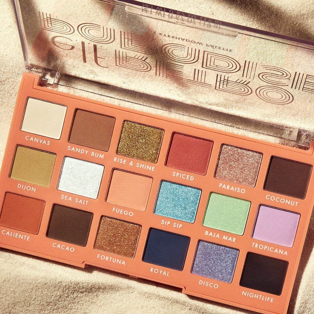Target Styleのインスタグラム：「Made in paradise. 🌴✨ @elfcosmetics NEW Retro Paradise collection is here! Swipe right ➡️ for a full swatch of this ultra-pigmented palette. Head to our stories to see the full collection!」
