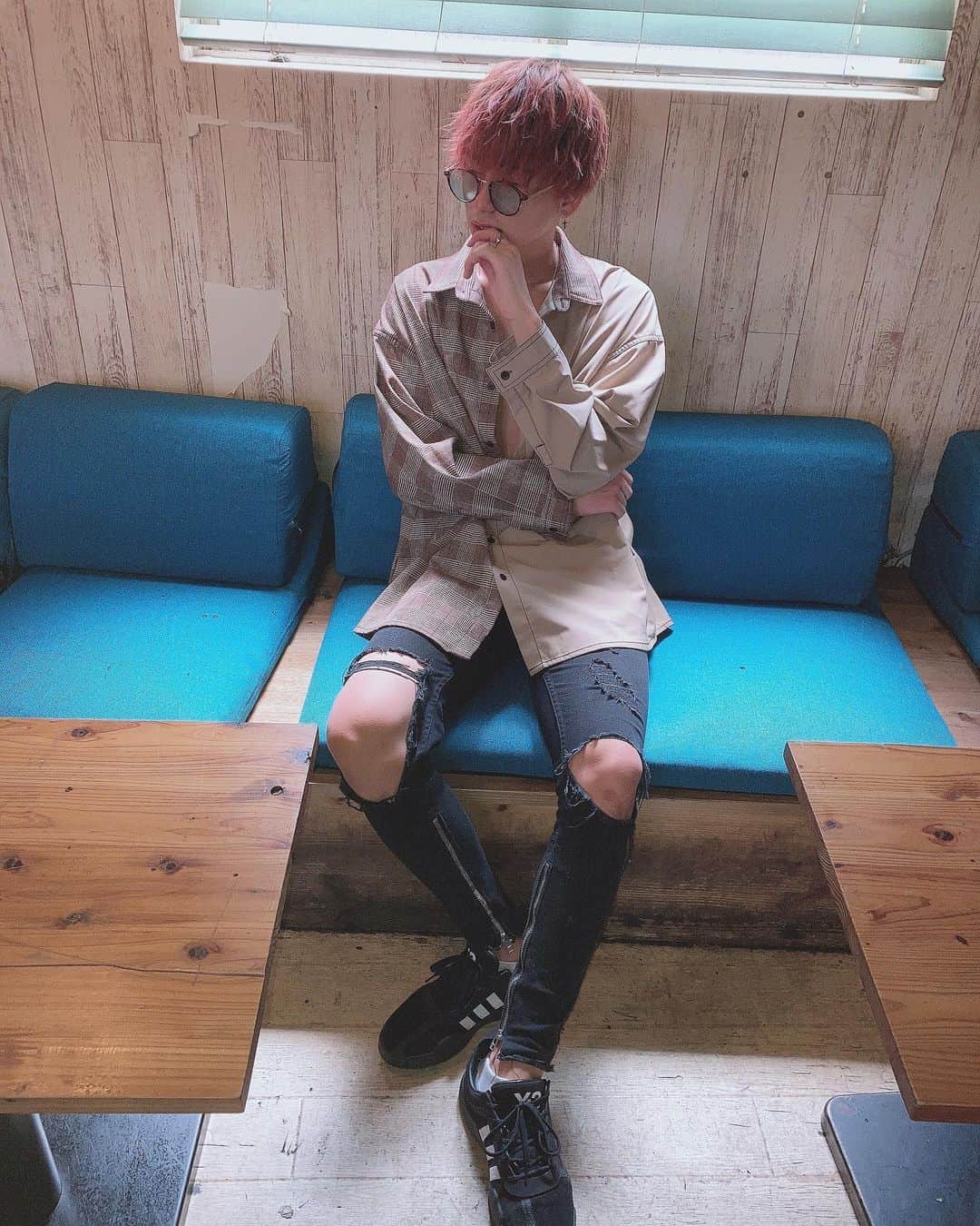 ふゆみんさんのインスタグラム写真 - (ふゆみんInstagram)「赤髪LAST！」8月22日 18時49分 - fuyumi88