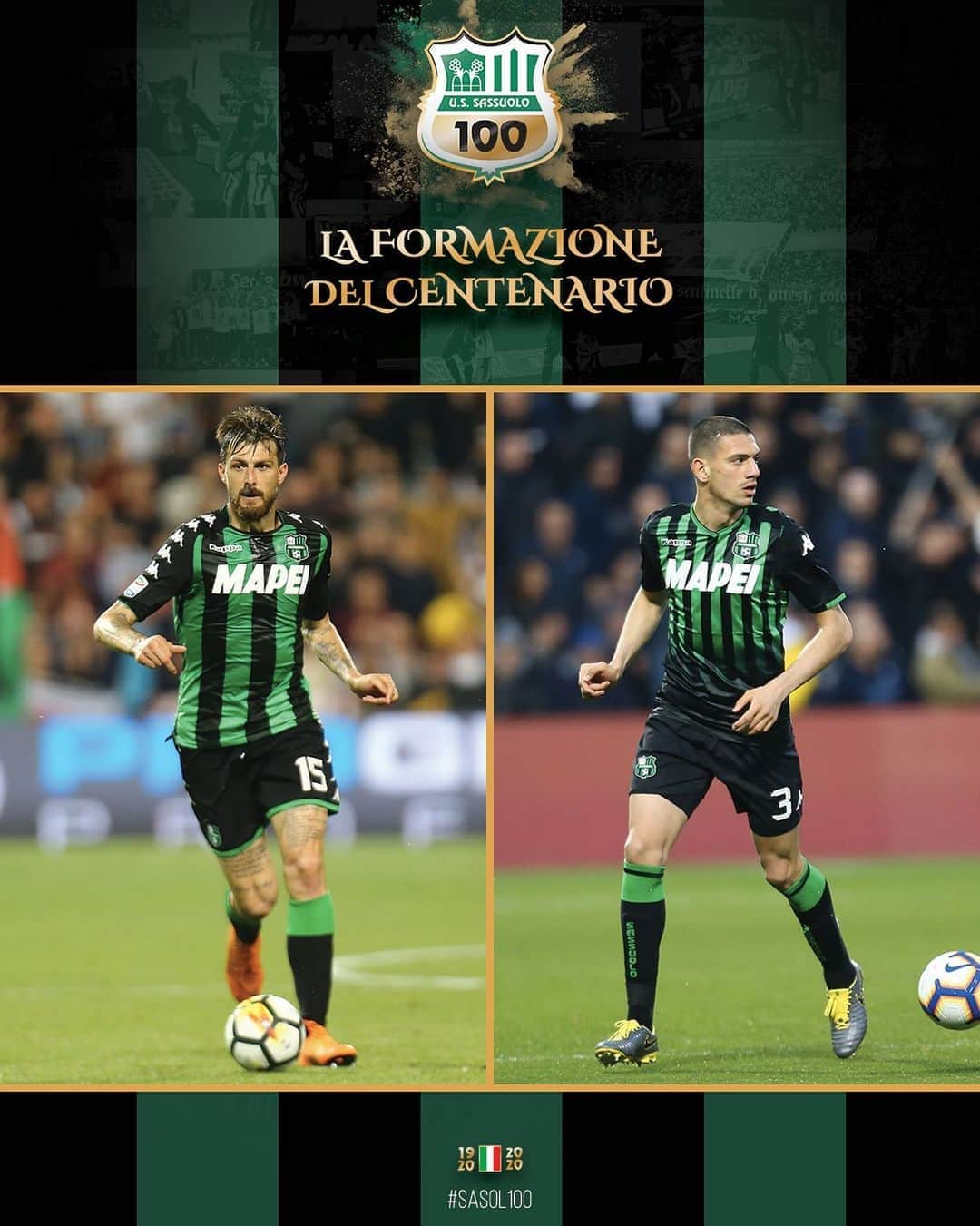 USサッスオーロ・カルチョさんのインスタグラム写真 - (USサッスオーロ・カルチョInstagram)「Oggi iniziamo a comporre la coppia dei centrali difensivi della Formazione del Centenario neroverde!   La sfida odierna è fra due colossi della difesa... 😎  Francesco #Acerbi 🆚 Merih #Demiral  Chi conquista il posto nella top 11 della storia del Sassuolo Calcio?! 🤩  VOTATE COMMENTANDO O UTILIZZANDO IL SONDAGGIO NELLA STORIA! 🙌  nb: sommeremo i voti ricevuti anche sui nostri canali di Facebook e Twitter 🧮  #Sasol100 🖤💚 #ForzaSasol」8月22日 17時51分 - sassuolocalcio
