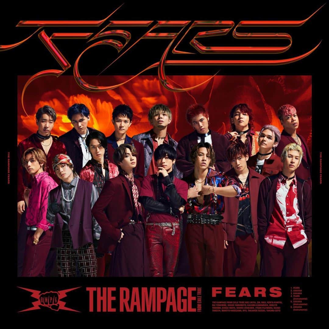 THE RAMPAGE from EXILE TRIBEさんのインスタグラム写真 - (THE RAMPAGE from EXILE TRIBEInstagram)「・ 2020/9/30 Release 12th single 『FEARS』 【CD】  #THERAMPAGE #FEARS」8月22日 17時45分 - the_rampage_official