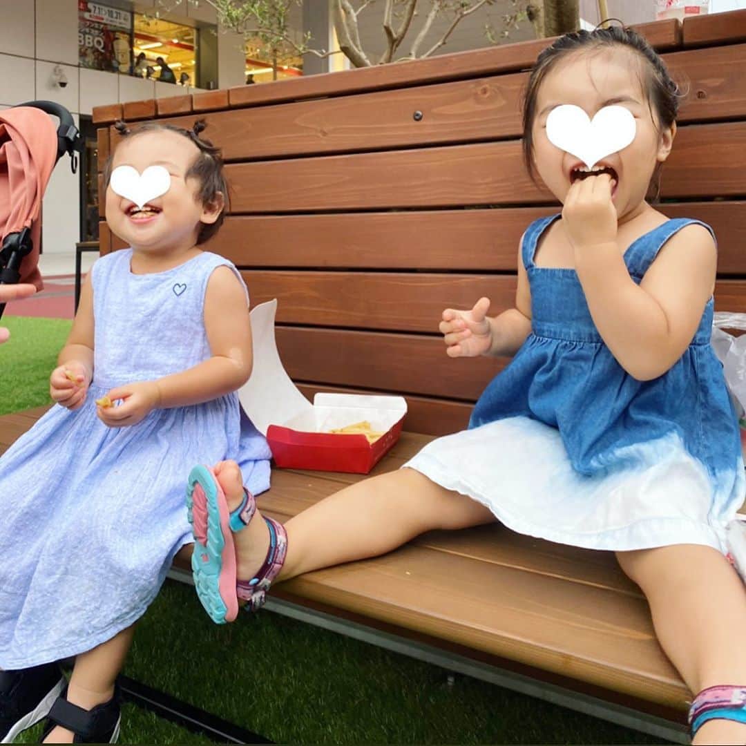 &mのインスタグラム：「まぶだちと今日もいい笑顔でした🥳🥳」