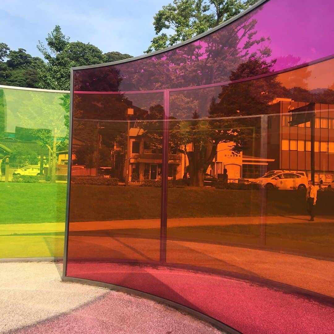 増山敬子さんのインスタグラム写真 - (増山敬子Instagram)「#colorful 色の世界 色の交わり 色の交差 色からのインスピレーション #art#21世紀美術館」8月22日 18時35分 - keikomasuyama
