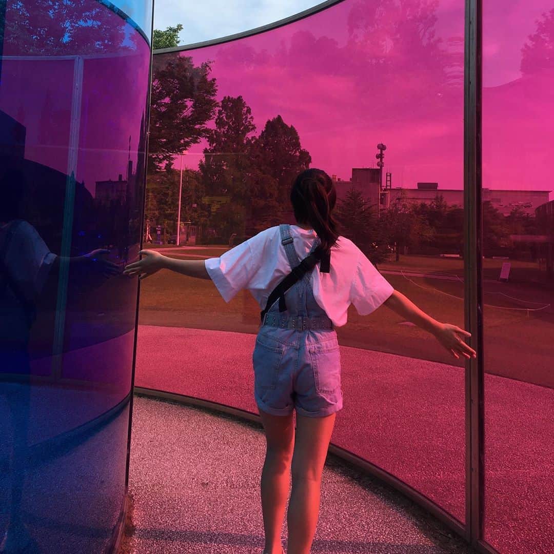 増山敬子さんのインスタグラム写真 - (増山敬子Instagram)「#colorful 色の世界 色の交わり 色の交差 色からのインスピレーション #art#21世紀美術館」8月22日 18時35分 - keikomasuyama