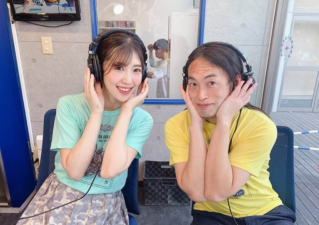 千代田唯さんのインスタグラム写真 - (千代田唯Instagram)「姫ラジ🌸24時間テレビ草の根チャリティネットワーク！ ご視聴ありがとうございました✨ 募金のご協力も本当にありがとうございます！♡ 久々の姫ラジ2✨ラブちゃんの占い楽しかったな〜🥺💗 24時間テレビパーソナリティ、NEWS増田さん、、、ものまね芸人の清水たぁさんもかけつけてくれました😊✨ レインボータウンFM前では、明日も募金活動を行なっていますので よろしくお願いします🙇‍♂️🌸 #24時間テレビ#動く#姫ラジ #ラジオ#レインボータウンFM#ラジオパーソナリティ#募金#草の根チャリティネットワーク#日本テレビ#radio#model#祈り#占い」8月22日 18時43分 - chiyodayui0920