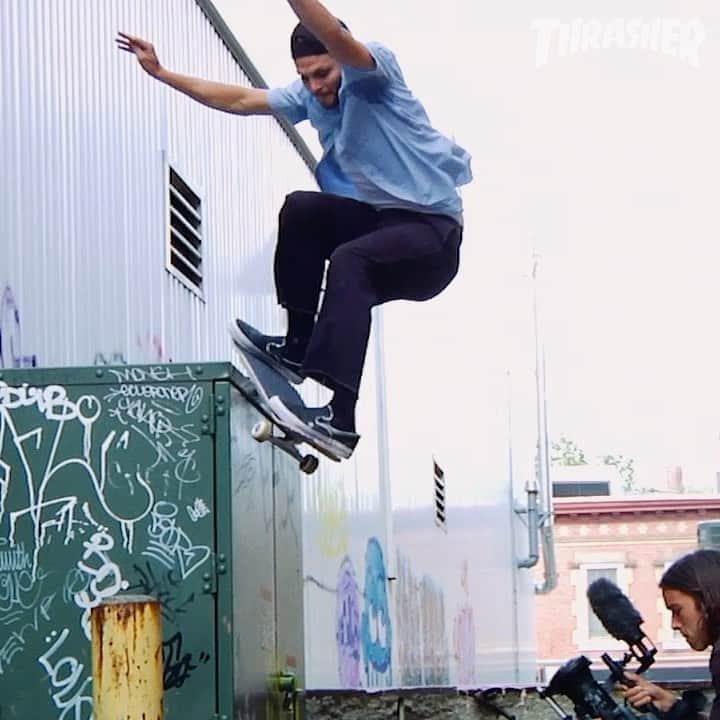 スラッシャーのインスタグラム：「👉🏾 @ryantownley in @independenttrucks ‘Savoring the Struggle’ video 📼 Now playing on all Thrasher channels 📡」