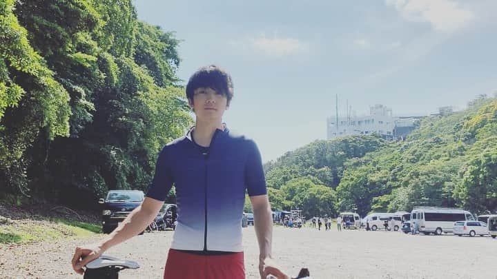 伊藤健太郎のインスタグラム：「『弱虫ペダル』の撮影中に撮った動画、写真を少しずつですが、あげていきたいと思います！  #弱虫ペダル #弱ペダ #各地で撮影してました」